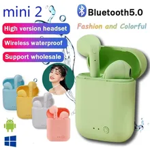

Bluetooth Earphones Mini-2 Waterproof Sport Earbuds For all phones Headset PK i7s i12 i9s tws Wireless Earphones
