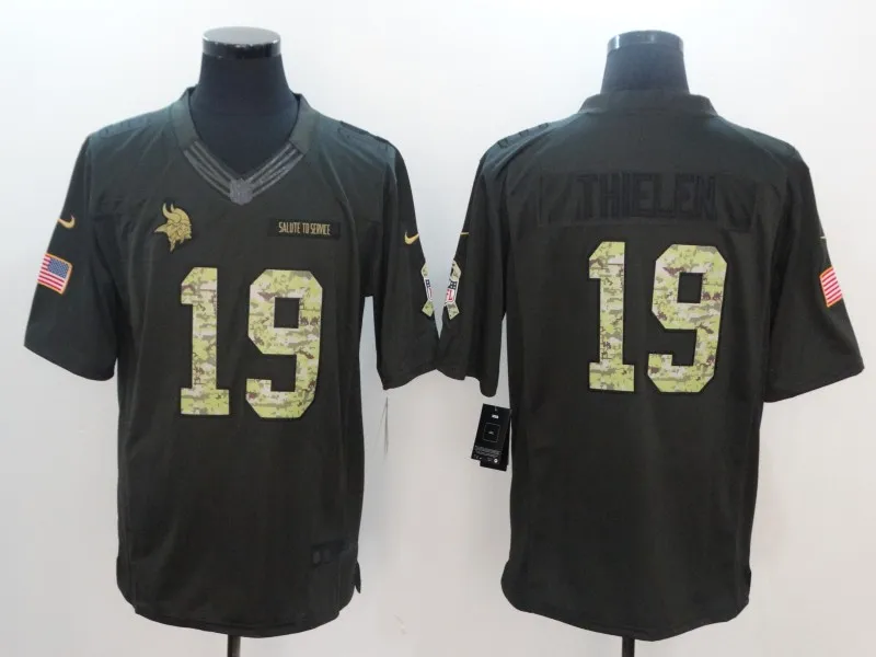 Sewn Mens Minnesota Kirk CousinsAdam Thielen Harrison Smith Stefon Diggs Dalvin Cook Randy Moss Anthony Barr football jerseys - Цвет: AS PICTURE