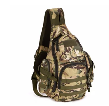 

Outdoor Riding Mountaineering Camping Backpack Shoulder Bag Large-Capacity Tactical Bag Chest Pack Accommodate 14 Inch Computer