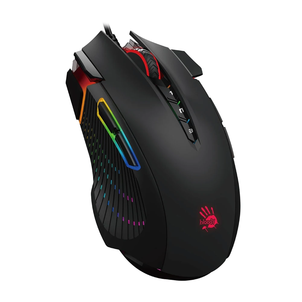 Мышь A4 Bloody J90 черный оптическая(5000dpi) USB2.0 игровая(11but