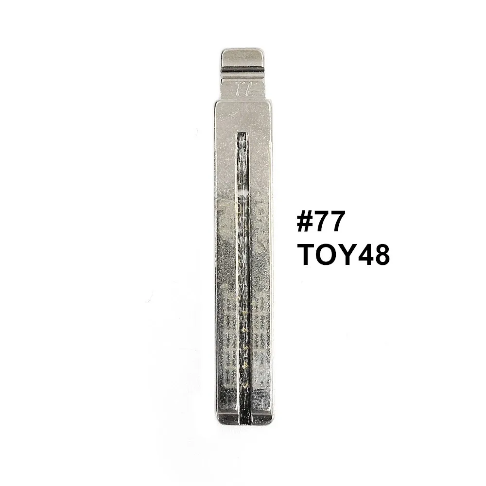

Набор лезвий для ключей Lishi TOY48 #77, набор из 5 резцов с гравировкой, 2 в 1, для Toyota, Lexus, Subaru