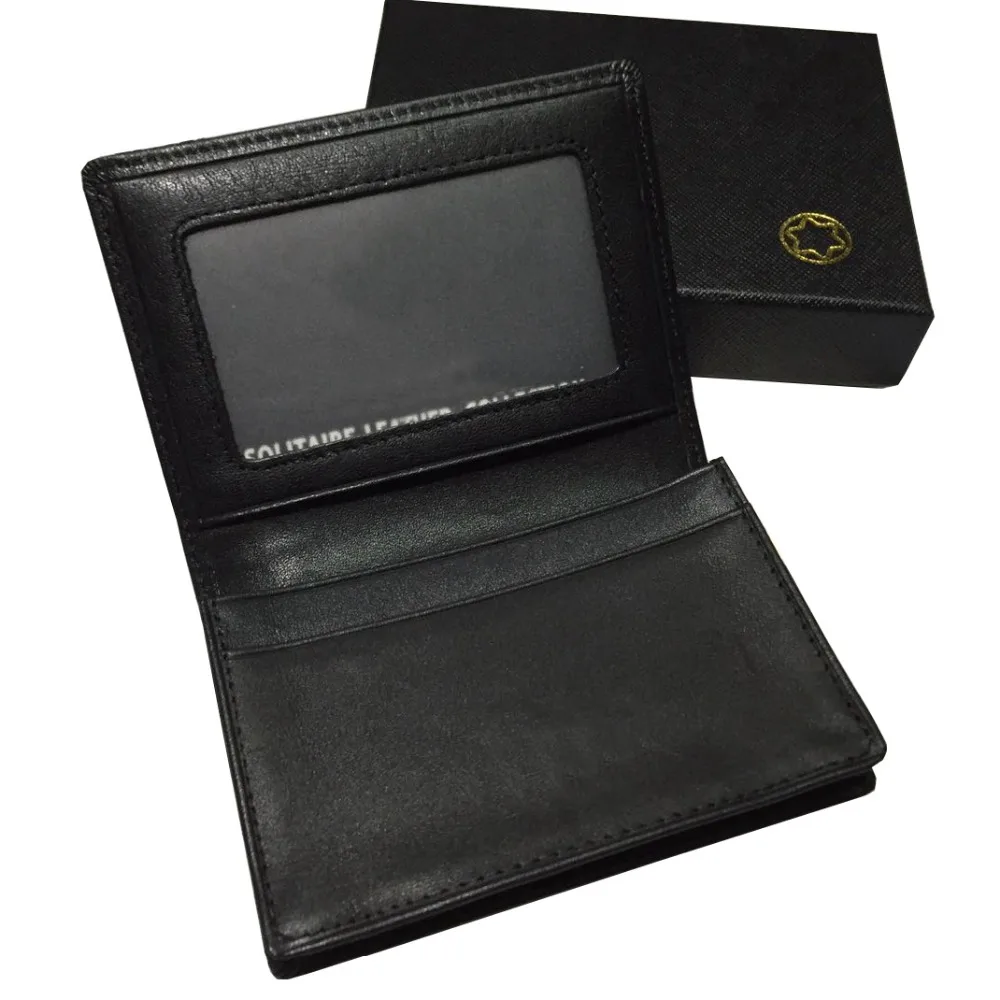Мужской M B кожаный черный брендовый держатель для банковской кредитной карты кошелек из натуральной кожи спортивные городские беговые сумки