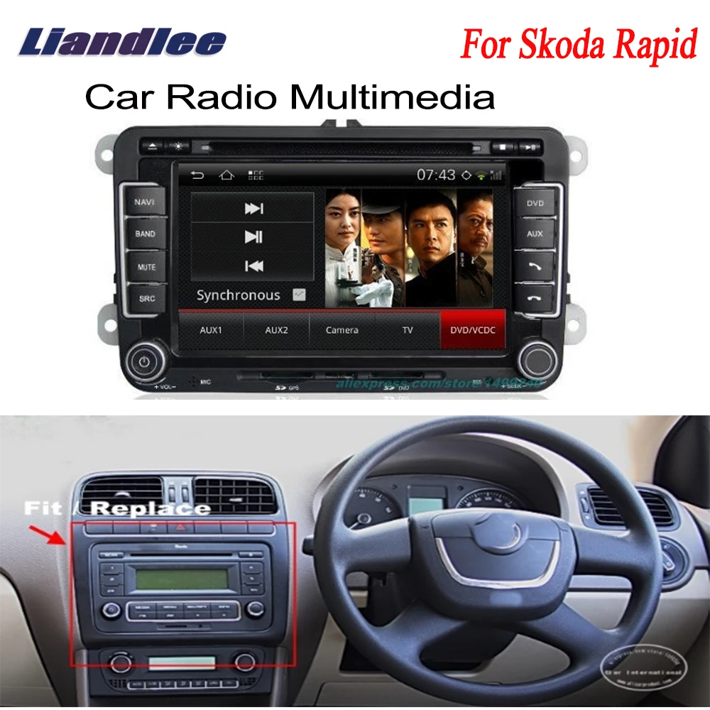 skoda rapid music system price