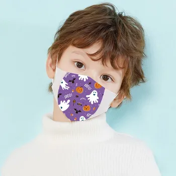 

Dustproof Windproof Lovely Print Cartoon Dinosaur Children's Child Mask Disposable Face Mask Industrial 4 Ply Ear Loop New