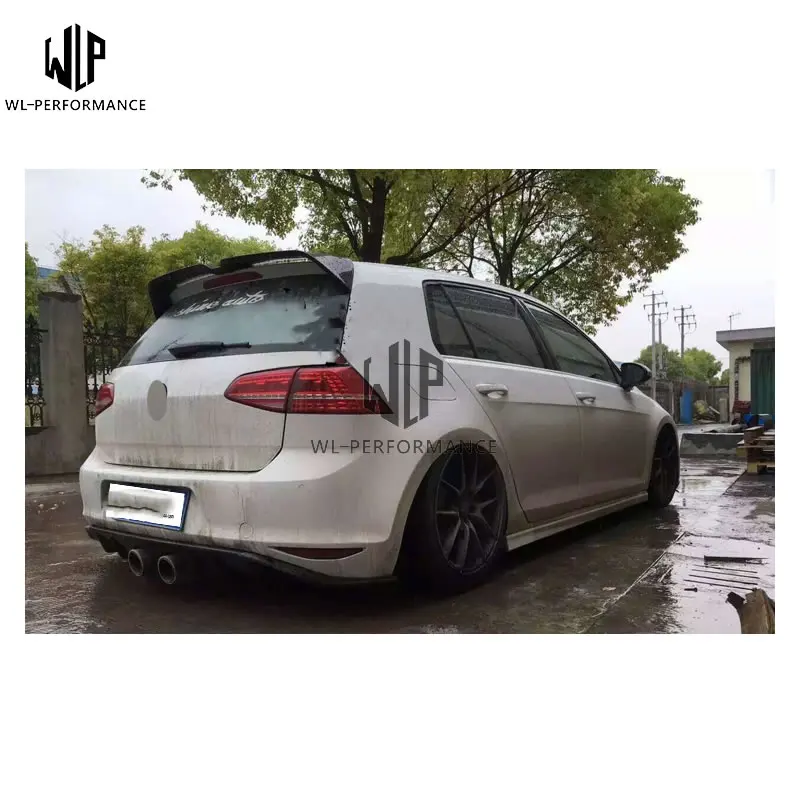 Golf 7 MK7 углеродное волокно крыша задний спойлер для Volkswagen VW Golf 7 MK7 14-UP Автомобильный Стайлинг использование