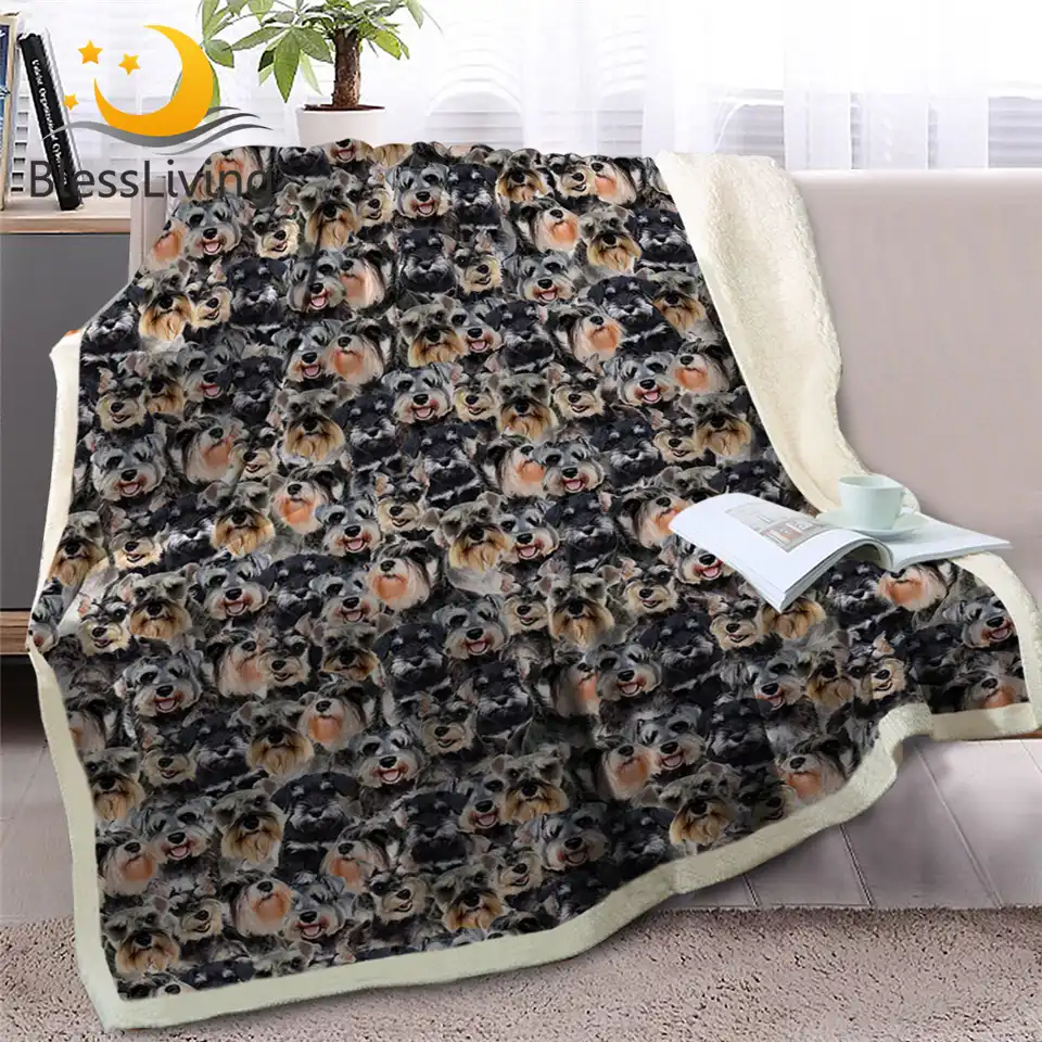 Blessliving Boxer Dog Collection Throw Blanket 3d Animal Sherpa Fleece Blanket Cute Bedspreads Brown Thin Quilt 150x200cm Mantas Blankets Aliexpress