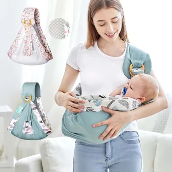 

Breathable Mesh Breastfeeding Adjustable Baby Sling Carrier Can Be Used In Four Seasons With Soft Baby Carrier Multi-Function