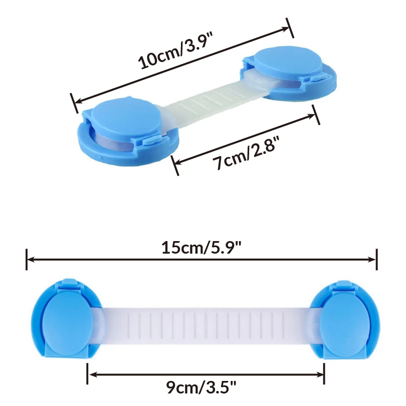 10 шт./лот Детские Дети Безопасность уход пластиковый шкаф защитный замок шкафа ящика длинный стиль замок безопасности холодильник шкаф