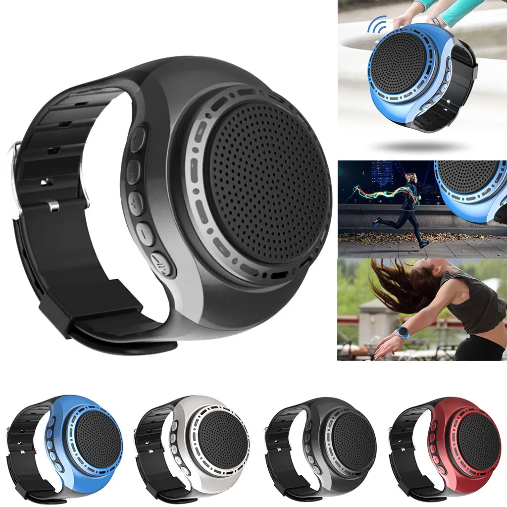 25# Новые смарт-часы для мужчин и женщин с беспроводной Blueteeth динамик спортивные часы AUX портативный мини наручные стерео спортивный динамик часы