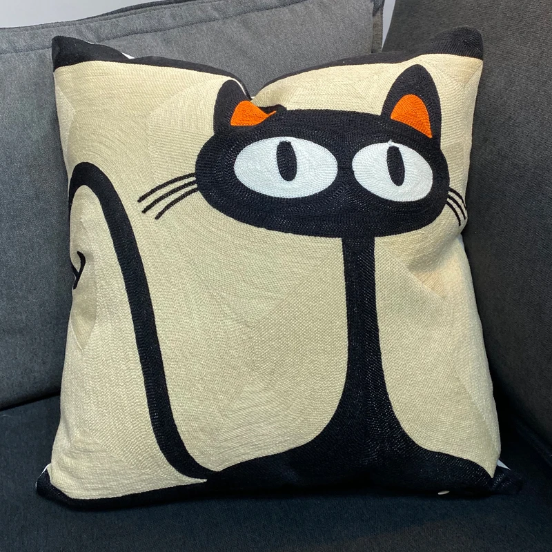 Federa Cuscino Decorativa Con Lettera F 45x45 Cm - Morbida Peluche Per Divano E Camera Da Letto - 2