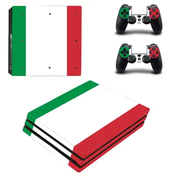 

Red White Green Style Skin Sticker for PS4 Pro Console And Controllers Decal Vinyl Skins Cover YSP4P-3385