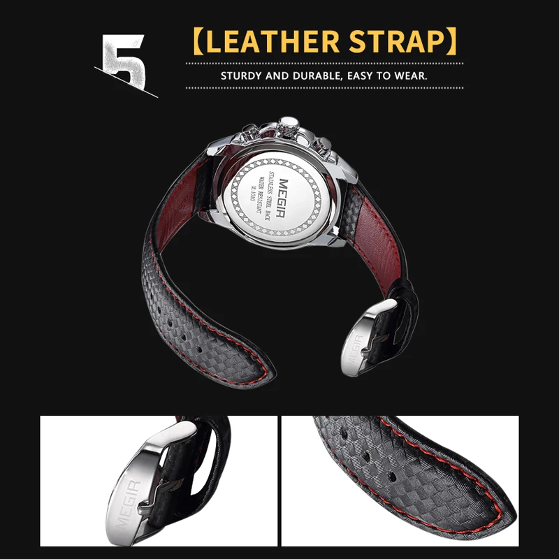 Billige MEGIR Herren Uhren Top Brand Luxus Quarzuhr Männer Mode Luminous Armee Wasserdicht Männer Armbanduhr Relogio Masculino 2019