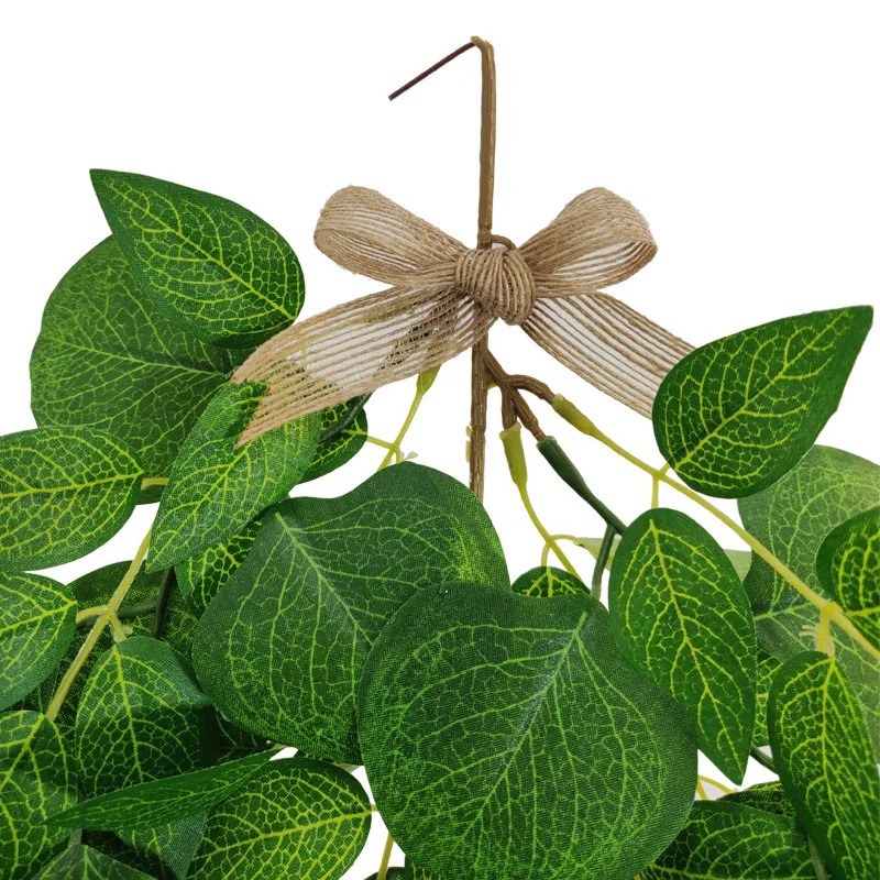 Artificial Plant Eucalyptus Willow Leaf Rattan Ornaments Nordic Hotel Home Restaurant Balcony Wall Hanging Decoration Fake Plant