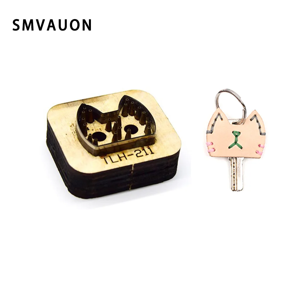 Wooden Die Cutting Diy 2020 Kitten key head ornament Dies Fille Scrapbooking Suitable For Die-cutting Machines | Дом и сад