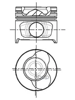 

Piston in K-Te Nissan Renault 1.5 dCi Nural art. 87-123407-10