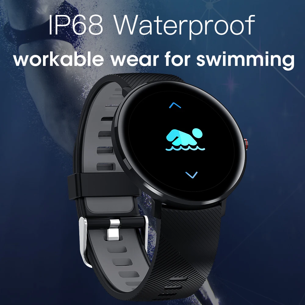 Умные часы L10 Muliti-спортивные Смарт-часы IP68 водонепроницаемый монитор сердечного ритма кровяное давление кислородный ЭКГ 1,3 дюймов цветные экранные часы
