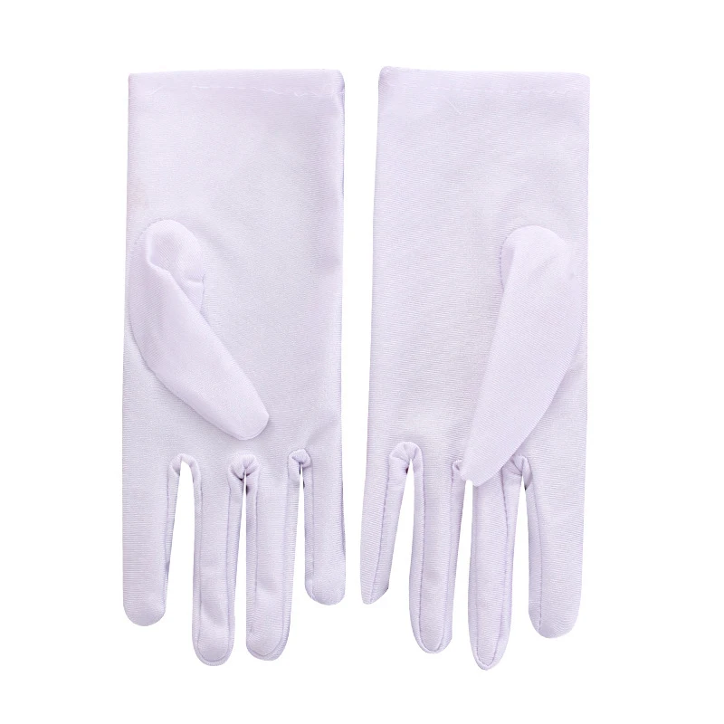 Fashion Summer Spandex Gloves Men Women Sunscreen Driving Glove Black Etiquette Dance Tight White Jewelry Mittens 2021 New mens leather gloves for winter