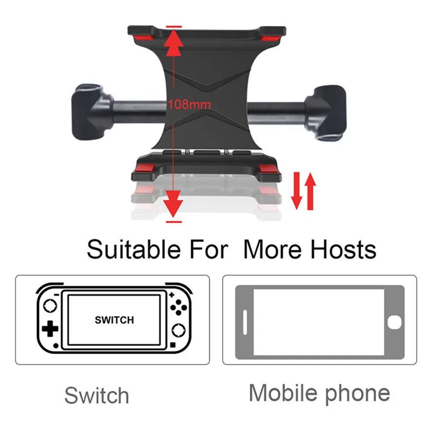 Автомобильная Подставка для подголовника Nintendo Switch регулируемый держатель