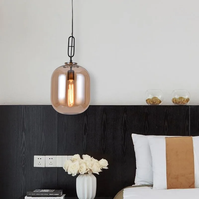 modern balloon glass chandelier