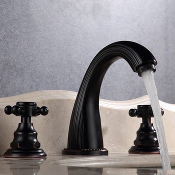 

Taps Fashion Sink Basin Mixer Tap Set Bathroom Spout Faucet with Double Lever