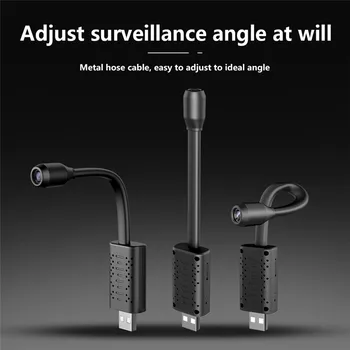 

HD Smart Mini Wifi Nanny Camera AI Human Detection IP/AP Camera Cloud Storage Real Time Monitoring Camera Max 128G 7x24 hours