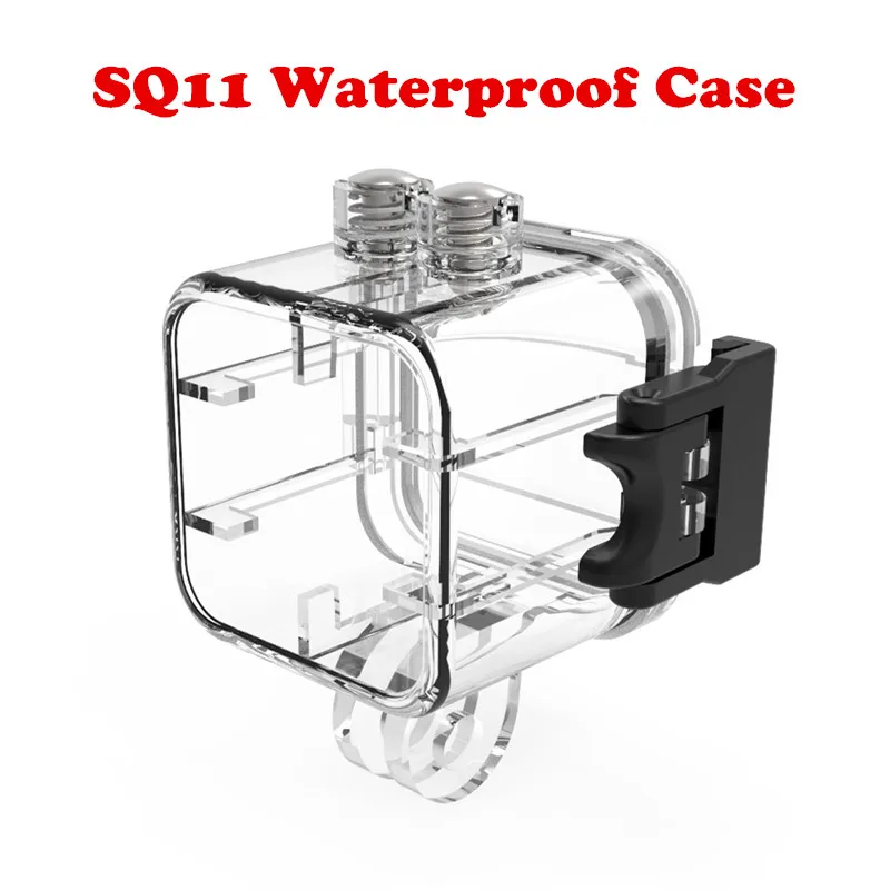 SQ11 waterproof case Sansnail мини-камера SQ11 HD видеокамера ночного видения мини-камера 1080P спортивная мини DV видеокамера с детектором движения - Цвет: SQ11 waterproof case