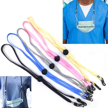 

Dropship Adjustable Face Mask Lanyard Holder Rope Anti-lost Anti-drop Extension Lanyard Ear Holder Mask Rest Hang On Neck String