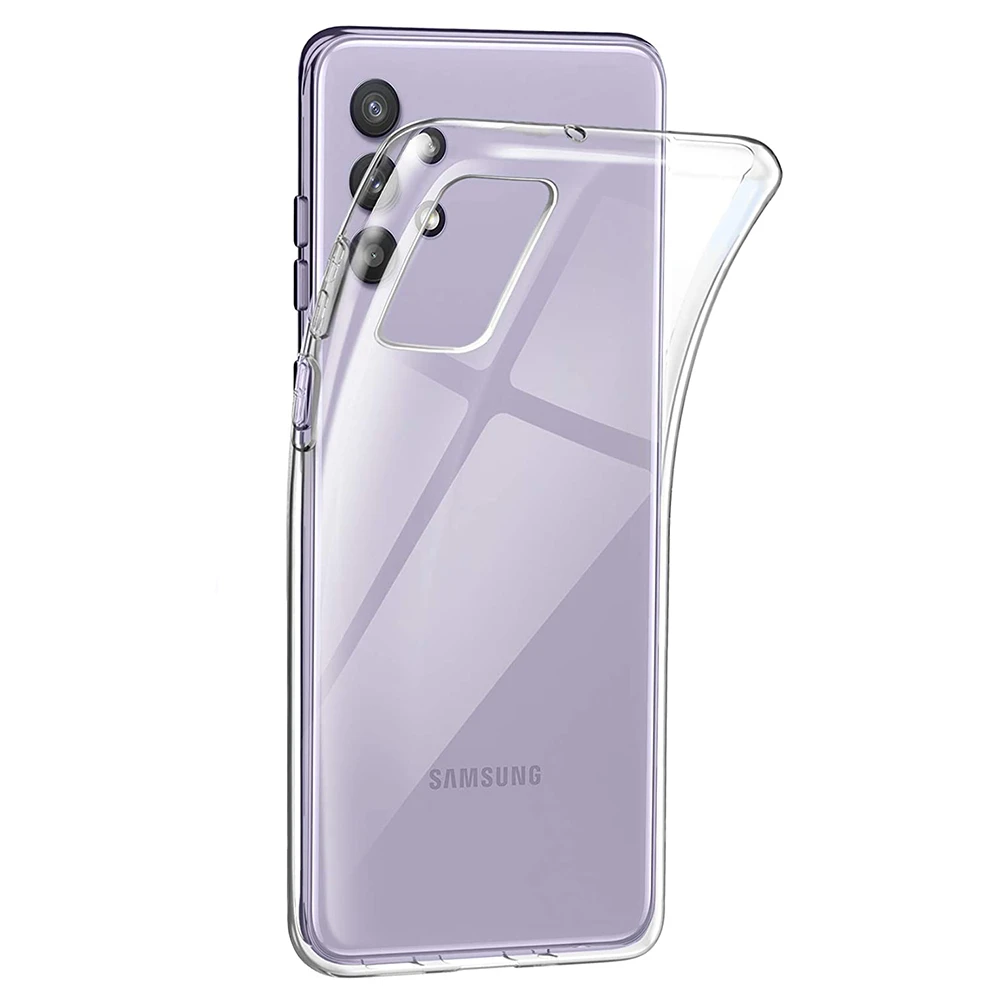 classic galaxy s22 ultra case Silicone Clear Case For Samsung Galaxy A52 A51 A50 A32 A31 A30 A72 A71 A70 A40 A60 A41 A22 A21 A20 Ultra Thin Soft Case Cover galaxy s22 ultra leather case