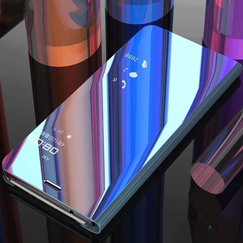 

sansung sumsung a 70 50 40 30 20 10 cover cases mirror flip case for samsung galaxy a70 a50 a40 a30 a20 a20e a10 2019 stand case