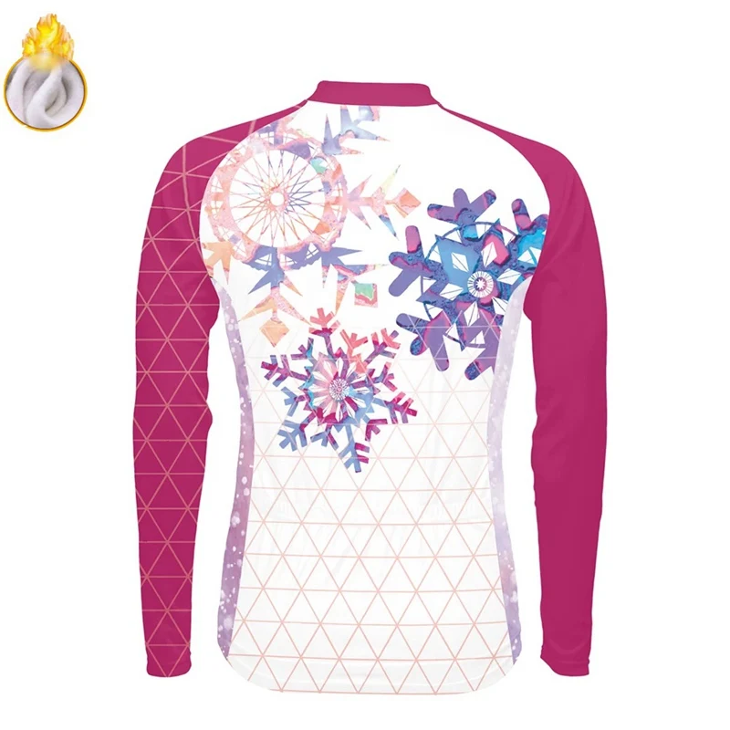 jerseys Женская зимняя теплая одежда для велоспорта, велосипедная майка, одежда для велоспорта с длинным рукавом, Майо ropa Ciclismo, теплая одежда для велоспорта - Цвет: jerseys