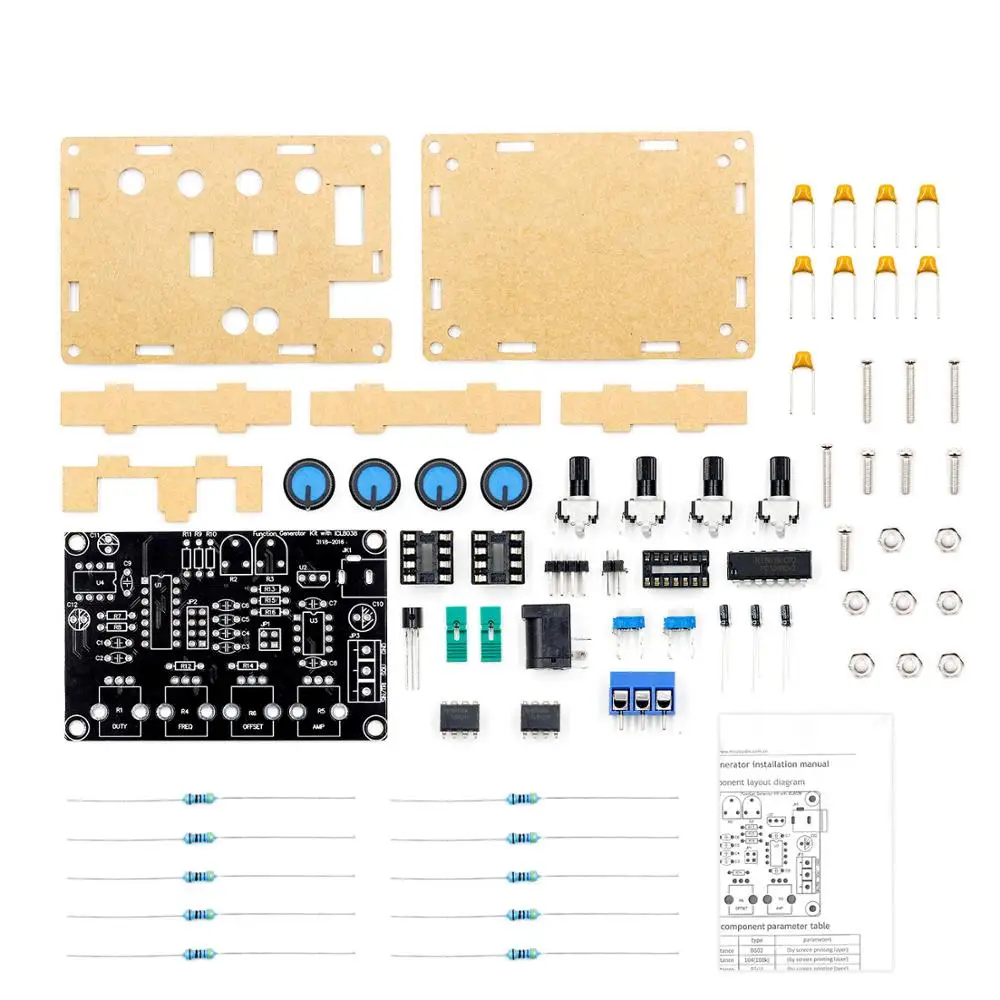 ICL8038 Высокоточный генератор сигналов Набор DIY синусоидальный треугольник