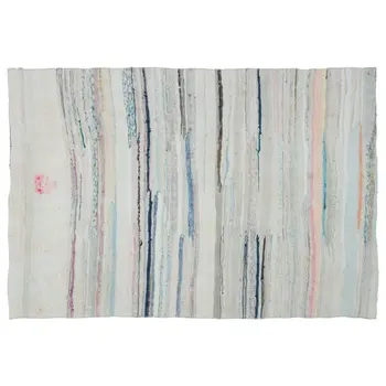 

Handmade Multicolor Vintage English Striped Rug Area Rug 145x206 Cm-4'9''X6'9''