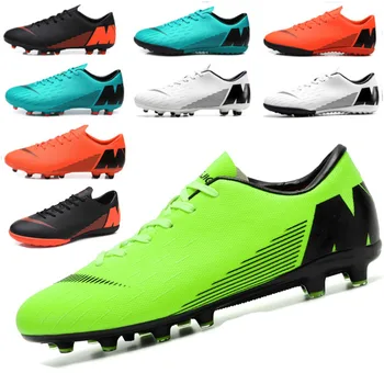

Indoor Soccer Shoes Men Futsal High Top Soccer Cleats Adults Magista TF Football Shoes for Boys Kids Football Boots