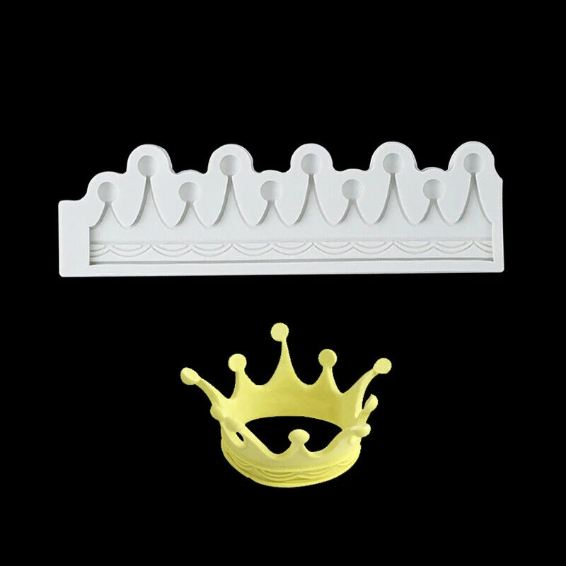 

Hot 3D Silicone Big Crown Fondant Mould Chocolate Baking Sugar Clay Cake Mold XJS789