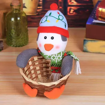 

Cute Christmas Decoration Candy Basket Desktop Decoration Children Candy Basket