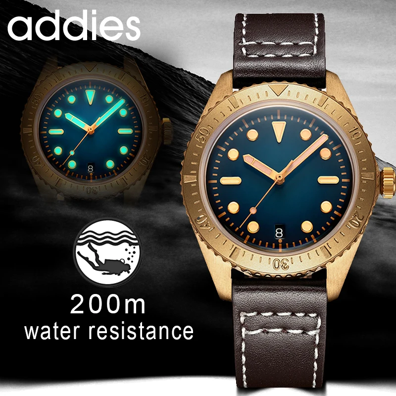 BODERRY Reloj De Buceo Automático Para Hombre, Movimiento