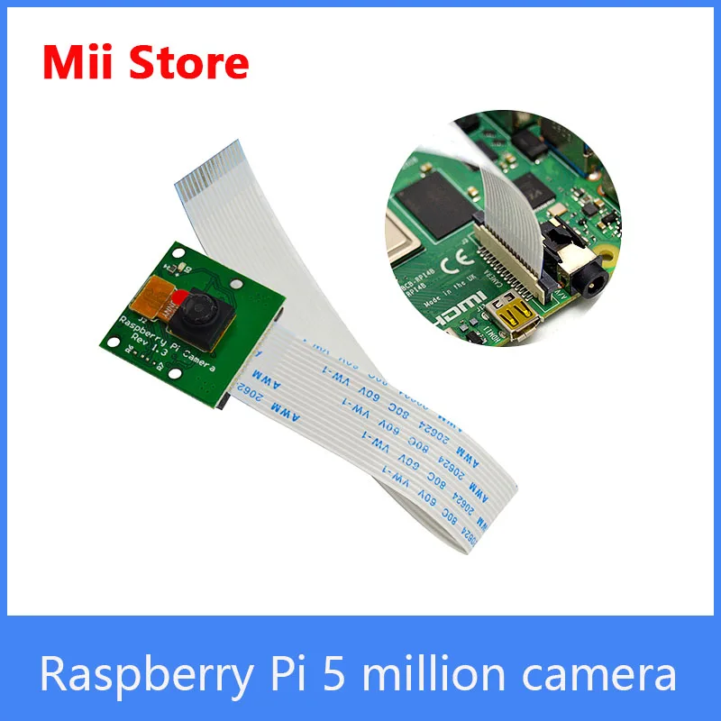 

Raspberry Pi 5MP Camera Wide Angle CSI video interface camera Compatible Raspberry Pi 4B 3B/2B/1B
