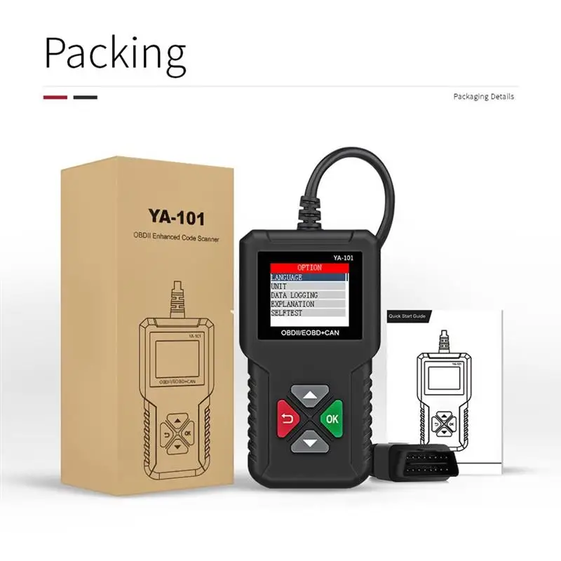 AD410 повышенной OBD II автомобиля считыватель кода OBD2 сканер авто двигатель для