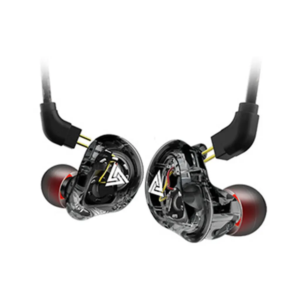 Бренд QKZ VK1 4DD в ухо гарнитура с супер басами стерео HIFI DJ бег спортивные наушники гарнитура вкладыши