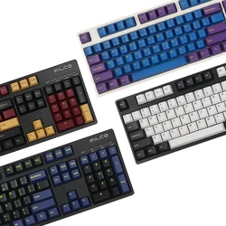 166 chaves de cereja perfil keycap duplo tiro grosso pbt keycaps para mx interruptor teclado mecânico