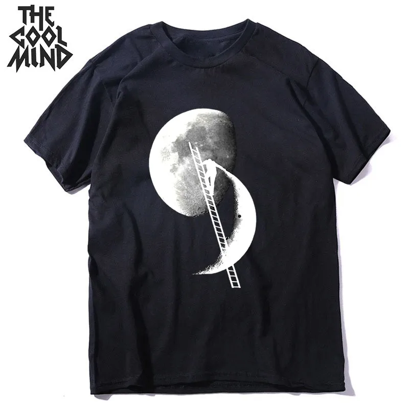 

COOLMIND Pure cotton high quality short sleeve men T shirt casual loose funny men tshirt summer o-neck t-shirt tee shirts mo0137