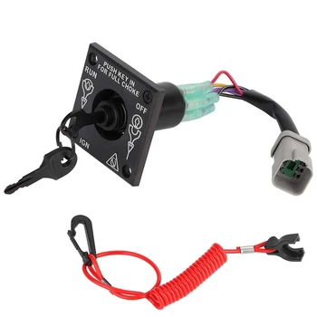 

Vertical Type Single Engine BRP Ignition Cut Off Switch with Keys 176408 BRP Ignition Switch BRP Switch