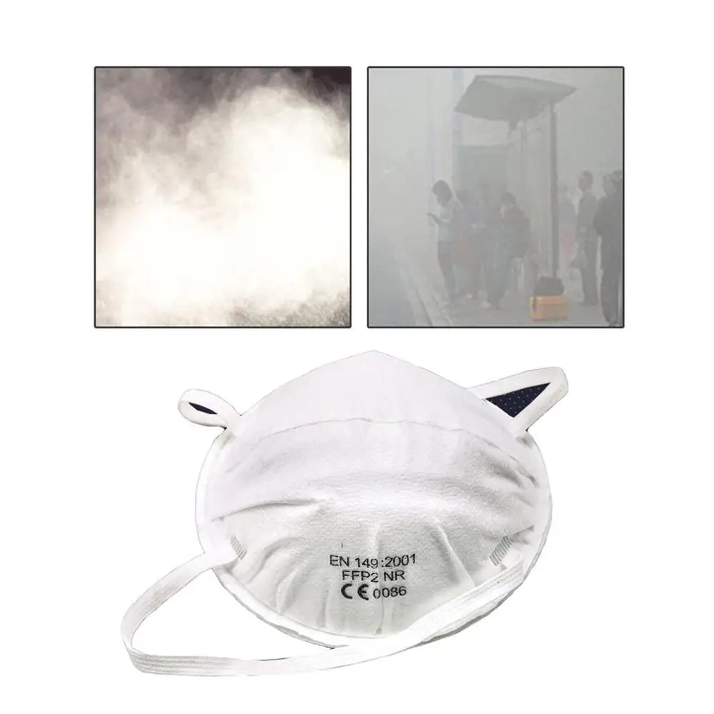 

1Pcs Ffp2 Head-Mounted Eu Standard Mask Ffp2 Filter Dust Masks Protective Face Mask Foldable Head-Mounted Mouth Cover