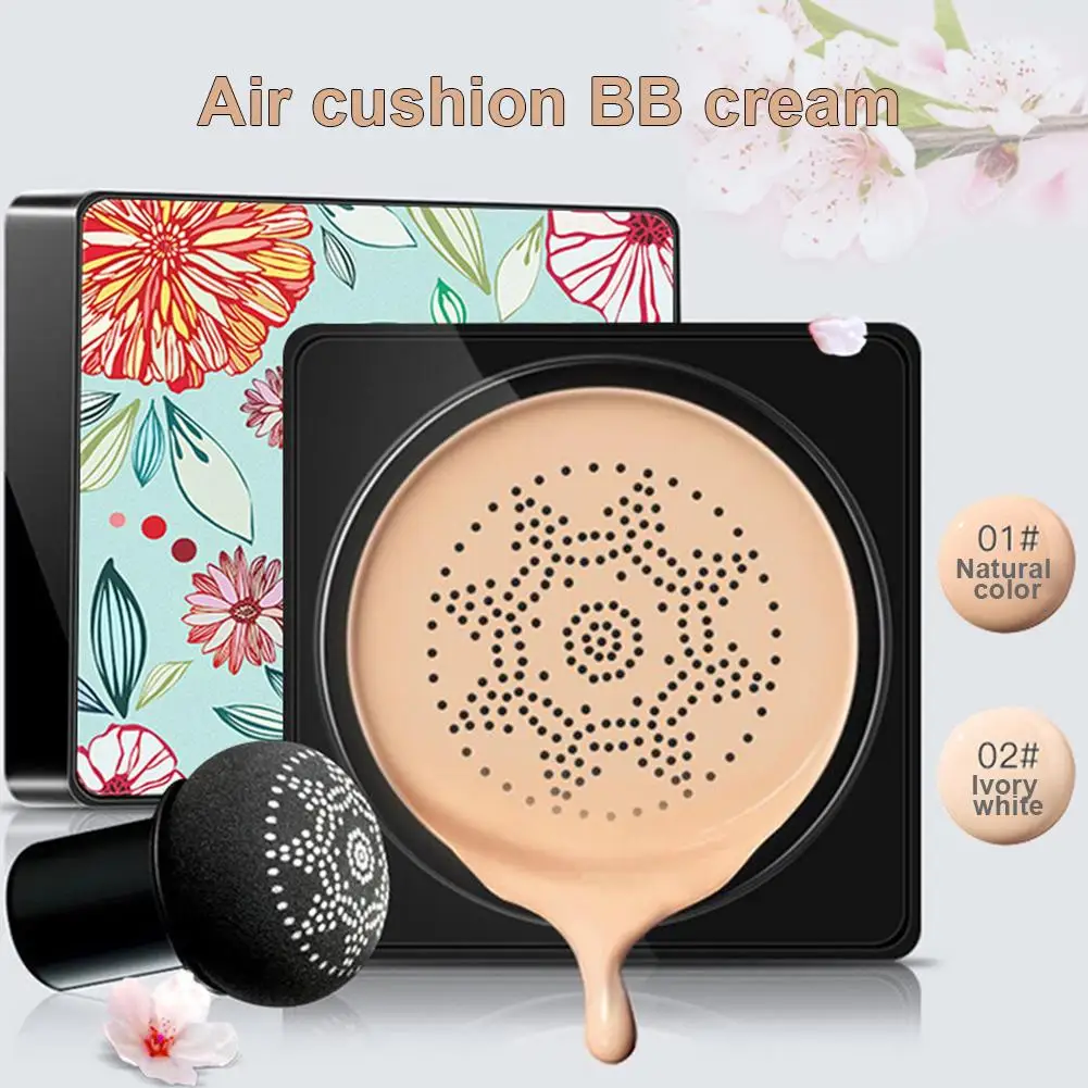 BB Air Cushion Foundation корейский Грибная головка CC крем отбеливающий консилер макияж Косметика Водонепроницаемый осветлитель для лица основа тон M