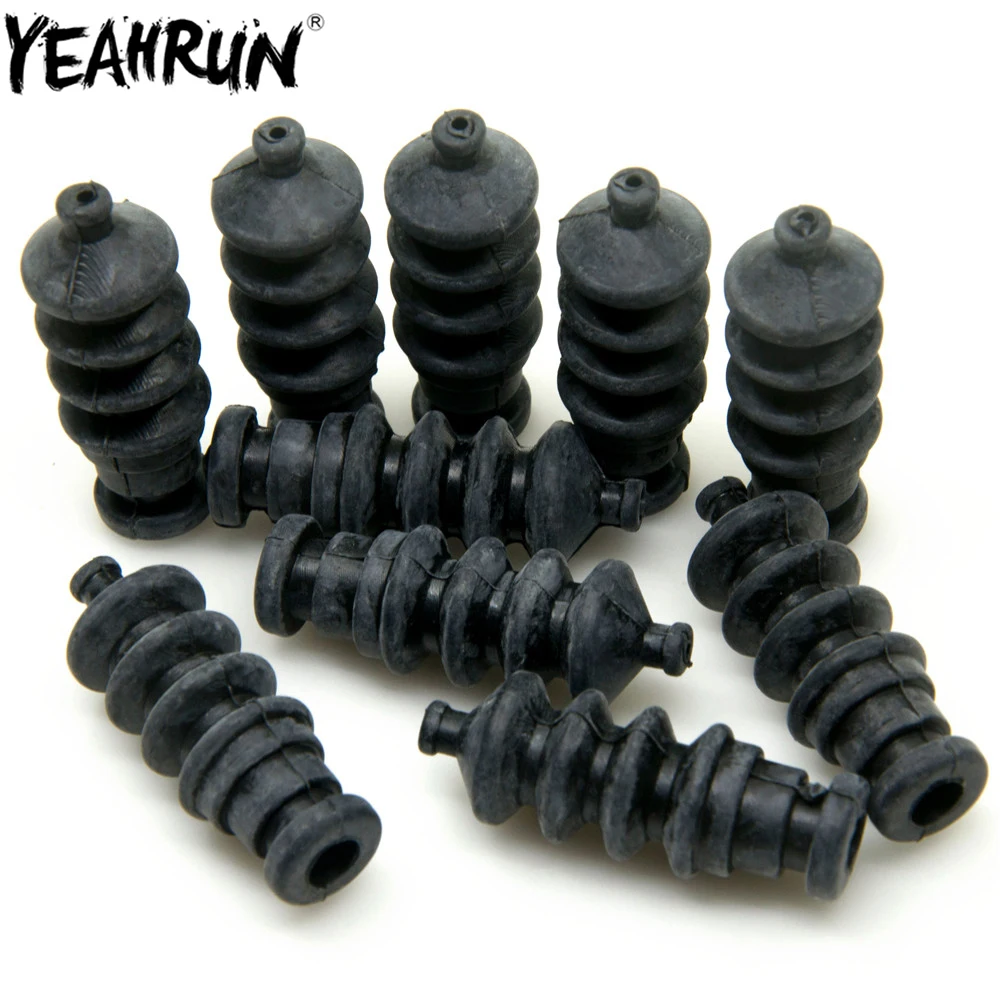 YEAHRUN 5/10 Pcs L37mm Rubber Bellows Radio Box Seals For RC Model Boat