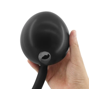Built-in Steel Ball Inflatable Anal Plug Vaginal Anus Dilator Dildo Anal Sex Toys for Women Men Butt Plug Air Pump Adult Product 2