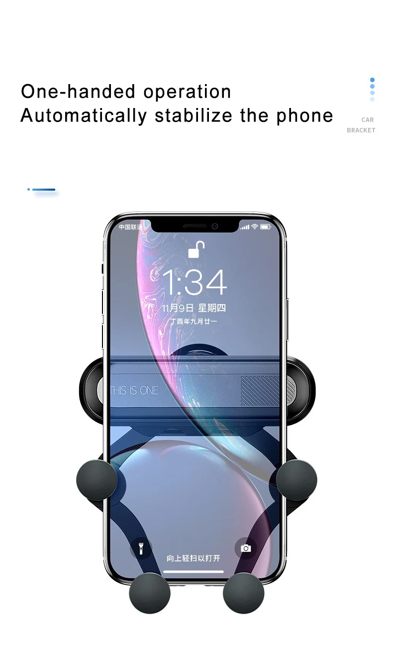 Автомобильные Держатели для Xiaomi huawei Gravity, подставка для мобильного телефона, автомобильный держатель для телефона для iPhone X, XR, Xs, Max, samsung, S9, Универсальное крепление на вентиляционное отверстие
