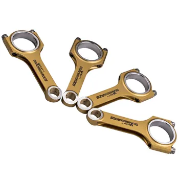 

4x H Beam Connecting Rods Conrod for BMW N20B20 2.0T N26B20 11–16 F10 520i N20B20 2.0T Conrods 4340 EN24 TUV