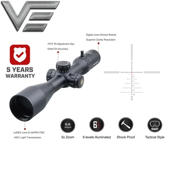

Vector Optics Paragon Gen2 3-15x 50mm High Quality Tactical Riflescope with Picatinny Mount Ring Scope fit 5.56 .308 .338