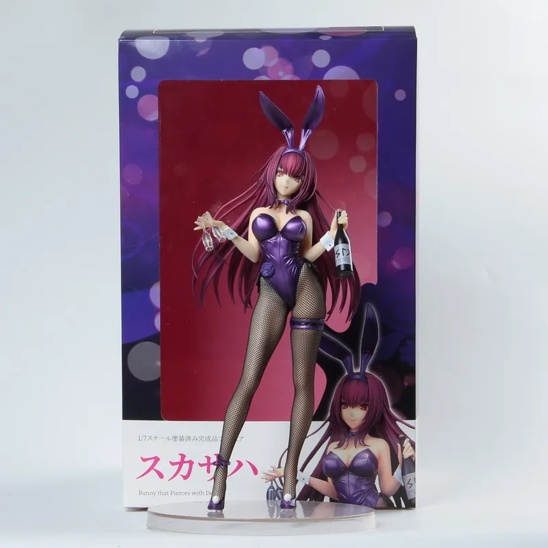 Новое поступление, качественное издание 1/7 Fate/Grand Order Scathach Bunny, которое пронзает со смерти Ver. Пикантные можно избавиться от из мягкой ткани; рисунок - Цвет: soft with box